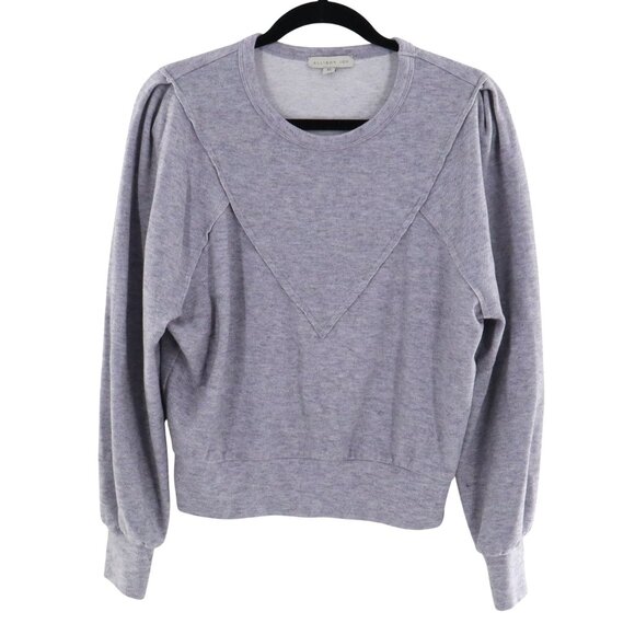 Allison Joy Tops - Allison Joy 80's Sweatshirt Women XS Gray  Lounge Wear Trendy Retro Weekend Soft